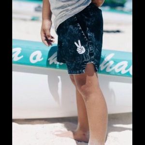 TINY WHALES Sz 4 Acid Wash Shorts. TOO COOL!